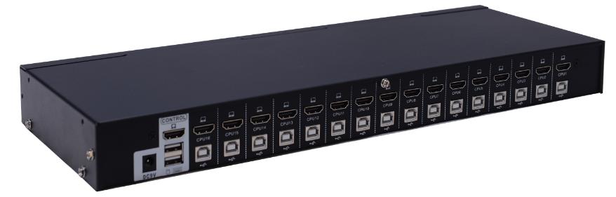 16Port HDMI KVM Switch AS-9116HA