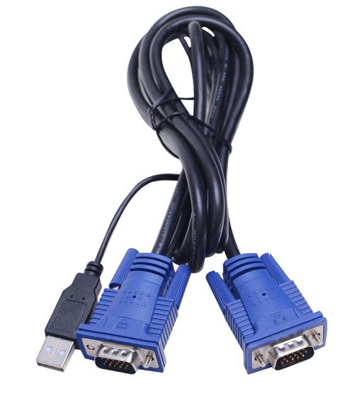 AS-9108ULD (Dual-Rail, 19” VGA LCD KVM Switch in 8ports)