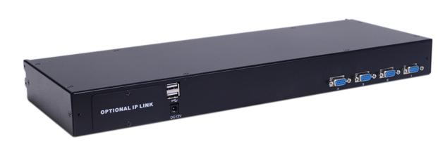 AS-9100ULS (Single Rail, VGA Series 19” LCD KVM Switch Single Port )